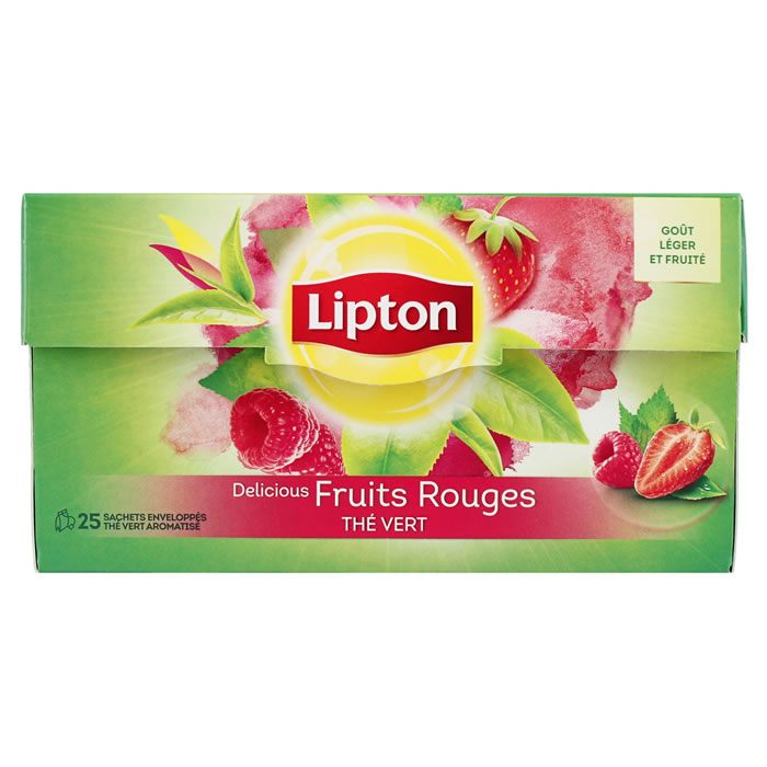 LIPTON Thé vert aux fruits rouges