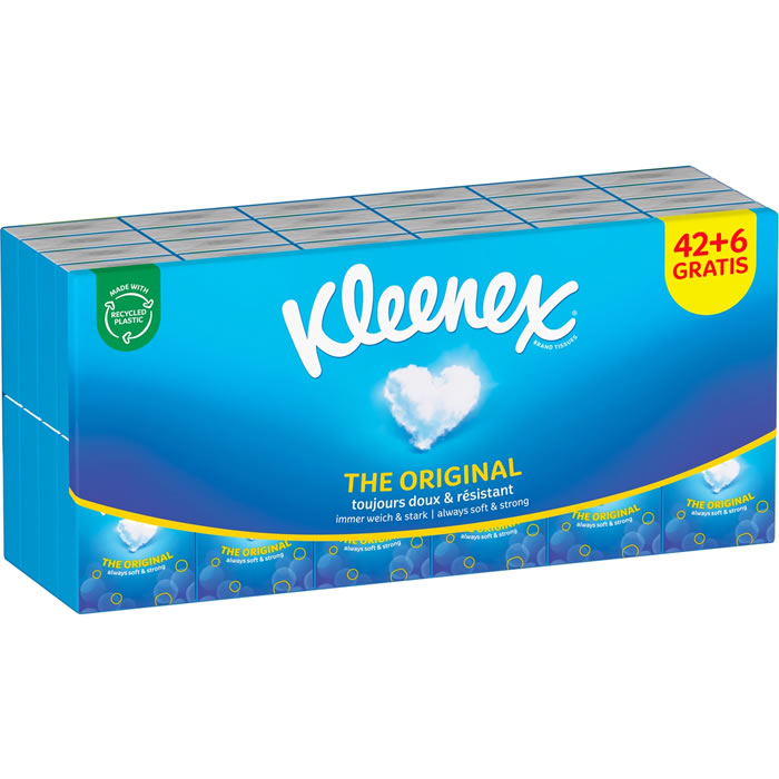 KLEENEX Original Mouchoirs étuis mini