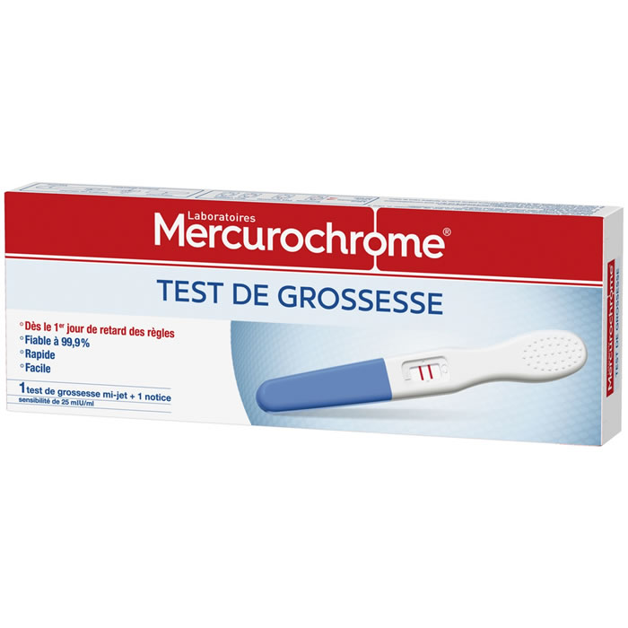MERCUROCHROME Test de grossesse