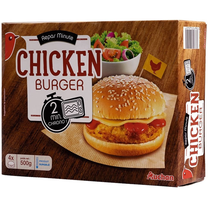AUCHAN Chicken burger