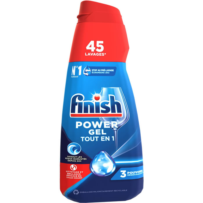 FINISH Power Gel lave-vaisselle propreté et brillance