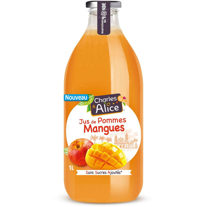 CHARLES&ALICE Pur jus de Pommes et mangues