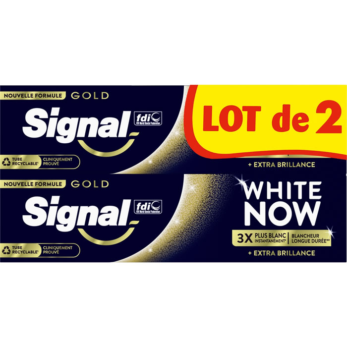 SIGNAL White Now Gold Dentifrice extra brillance