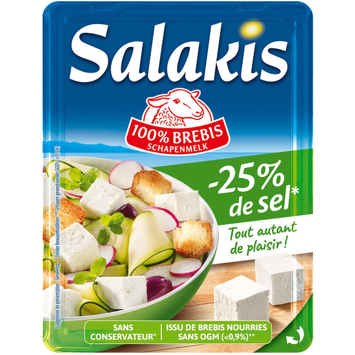 SALAKIS Fromage de brebis -25% de sel