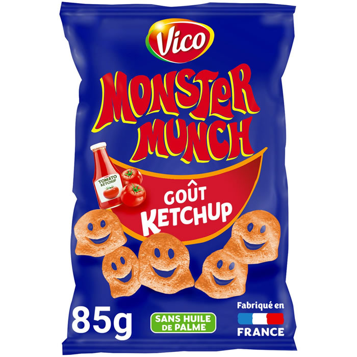 VICO Monster Munch Chips soufflés saveur ketchup