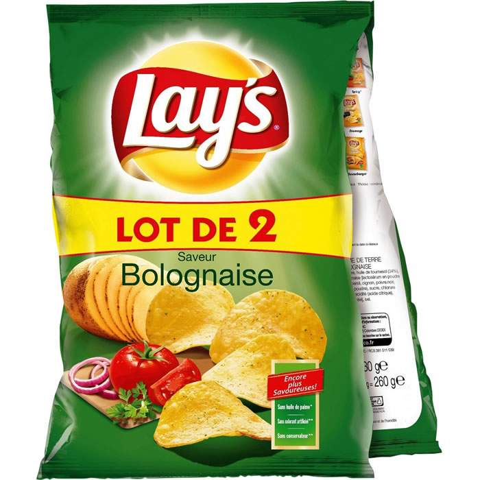 LAY'S Chips saveur bolognaise