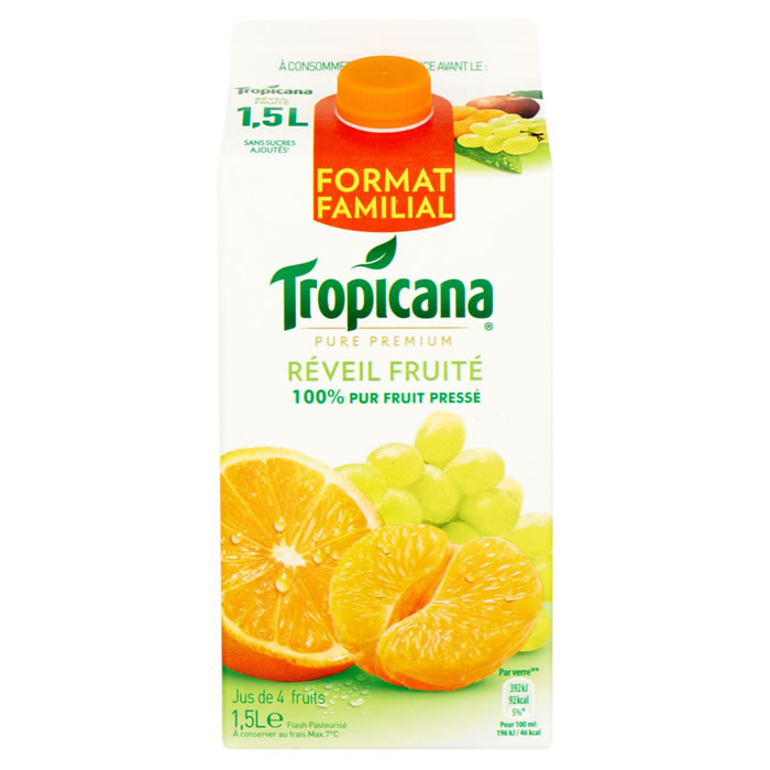 TROPICANA Pure Premium Pur jus de 4 fruits