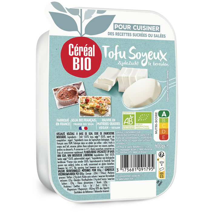 CEREAL BIO Tofu soyeux bio