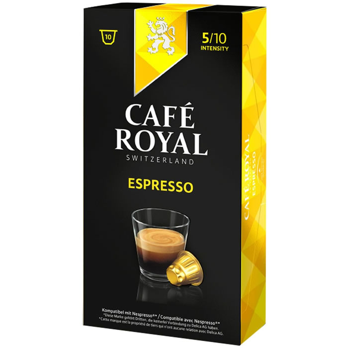 CAFE ROYAL Suisse Capsules de café espresso N°5