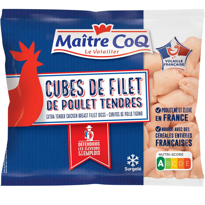 MAITRE COQ Cubes de filet de poulet