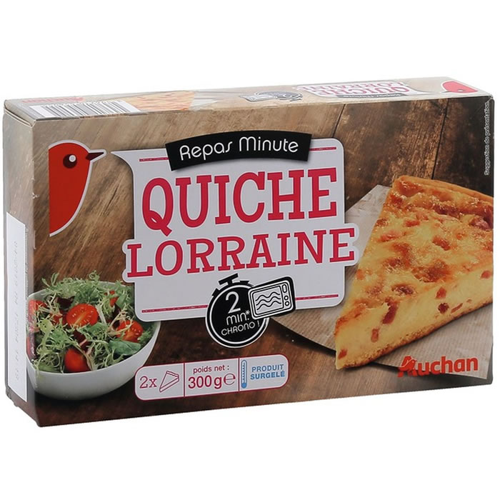 AUCHAN Repas minute Quiche Lorraine