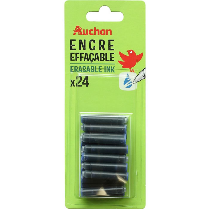 AUCHAN Cartouche d'encre courte bleu