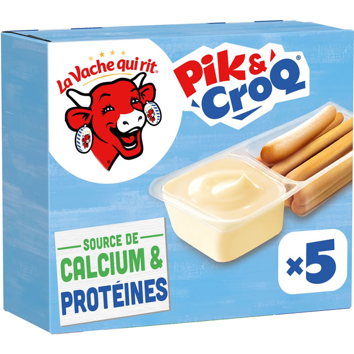 LA VACHE QUI RIT Pik & Croq Spécialité fromagère fondue et gressins