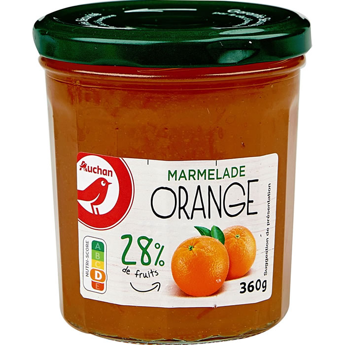AUCHAN Marmelade d'oranges