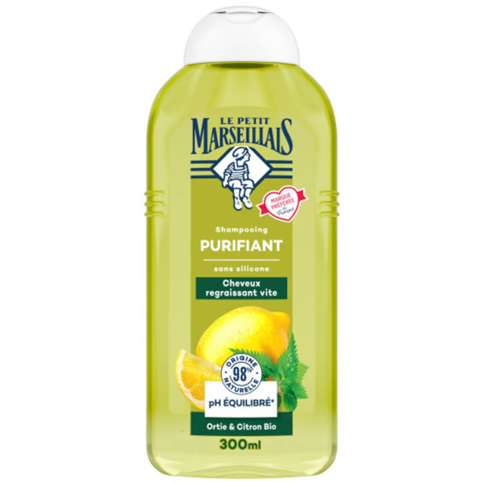 LE PETIT MARSEILLAIS Shampoing purifiant citron et ortie