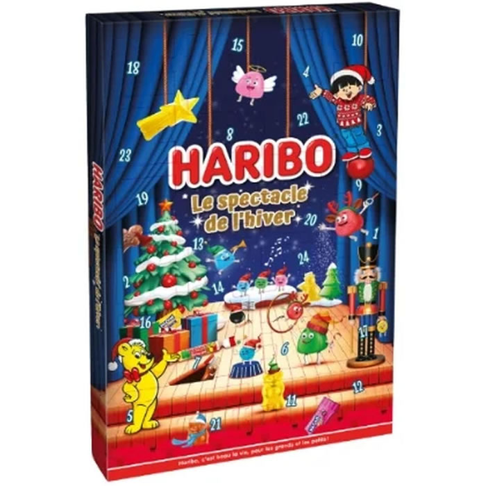 HARIBO Le Spectacle de l'Hiver Calendrier de l'Avent bonbon