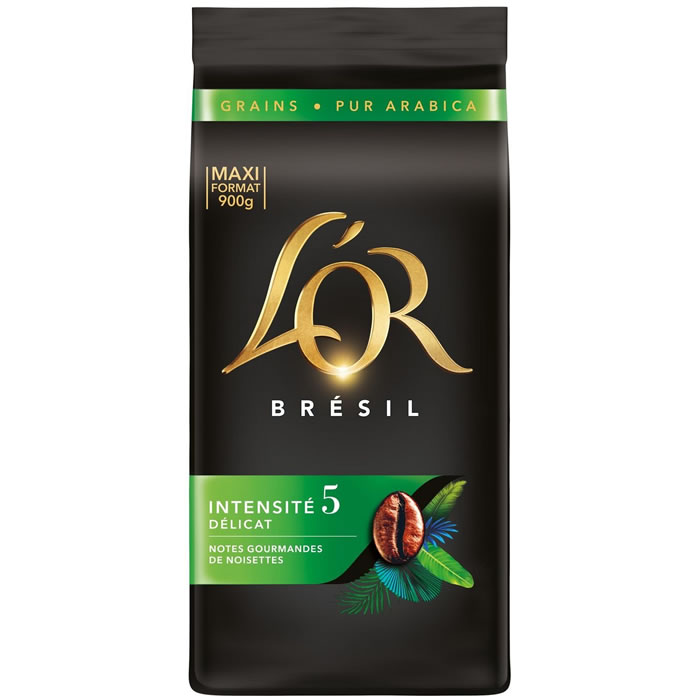 L'OR Brésil Café en grain pur arabica N°5
