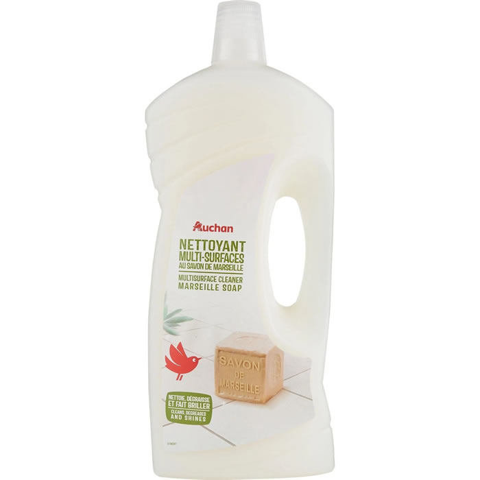 AUCHAN Nettoyant multi-surface au savon de marseilles