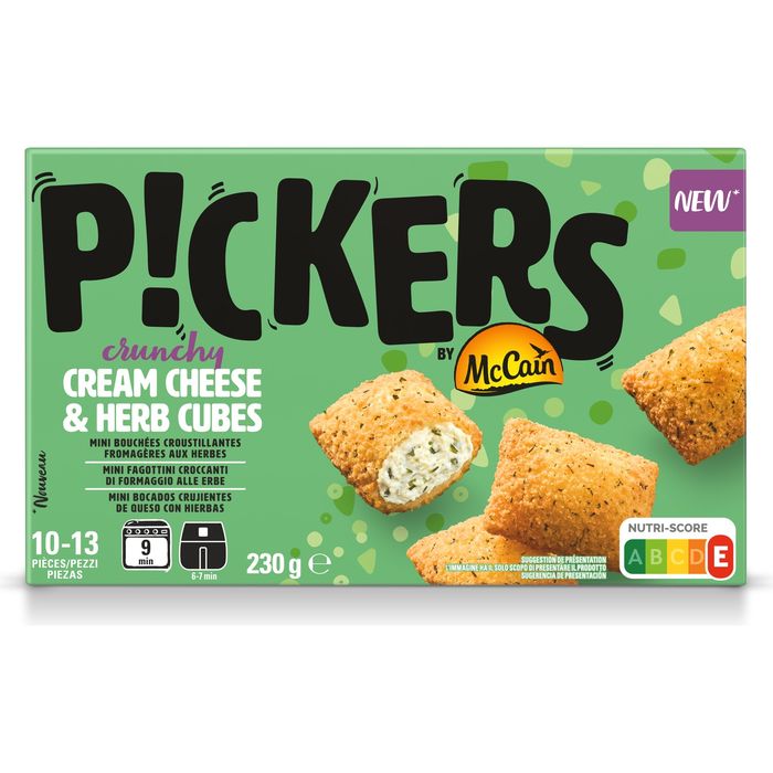 MC CAIN Pickers Bouchées panées au fromage aux herbes