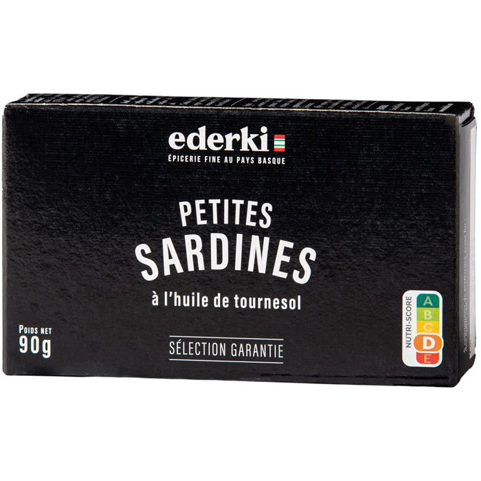 EDERKI Sardines à l'huile de tournesol