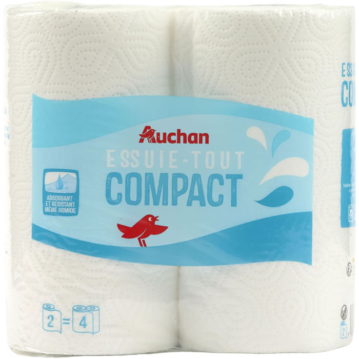 AUCHAN Essuie-tout compact