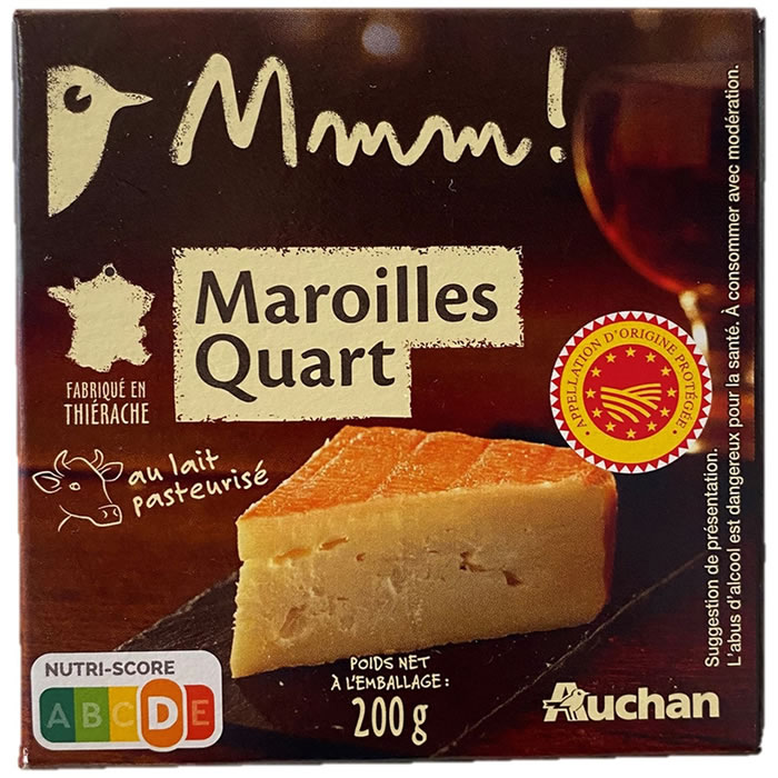 AUCHAN Mmm ! Quart Maroilles AOP