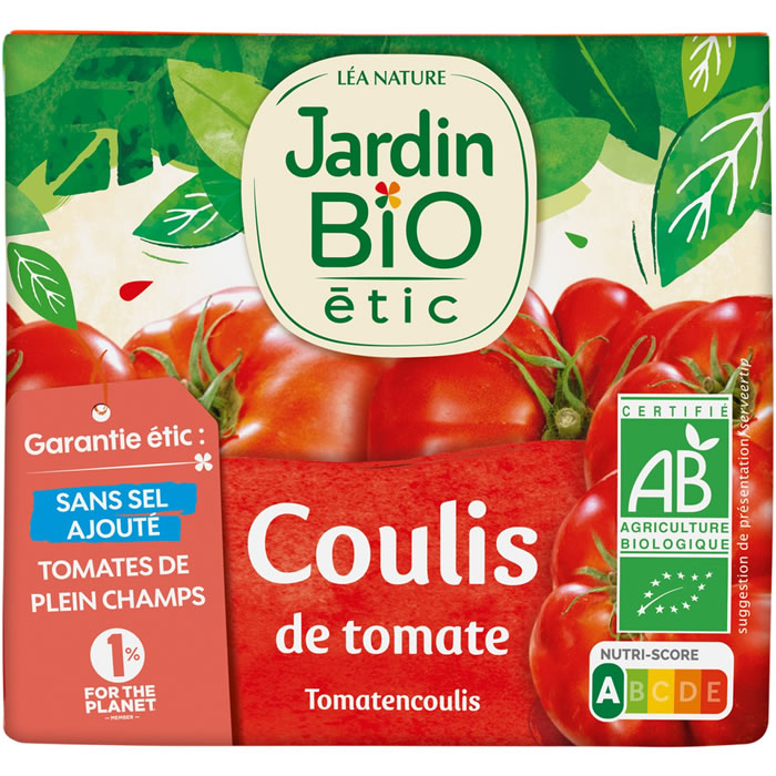 JARDIN BIO Étic Coulis de tomate bio