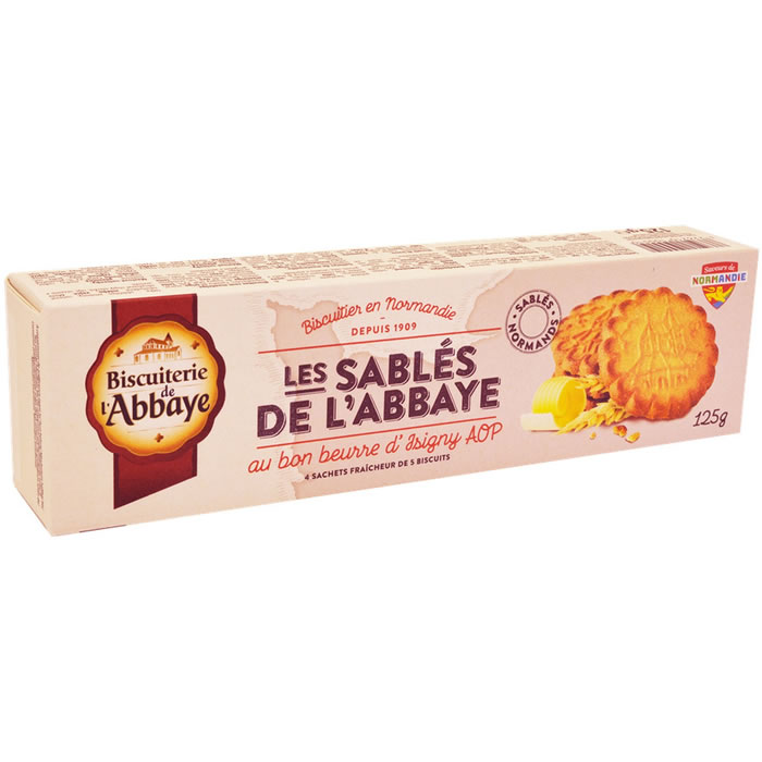 BISCUITERIE DE L'ABBAYE Sablés au beurre d'Isigny AOP