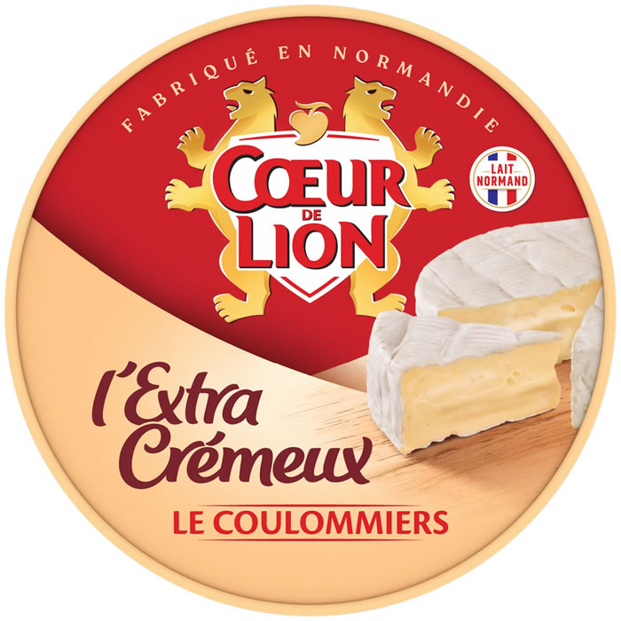 COEUR DE LION Extra Crémeux Coulommiers au lait pasteurisé