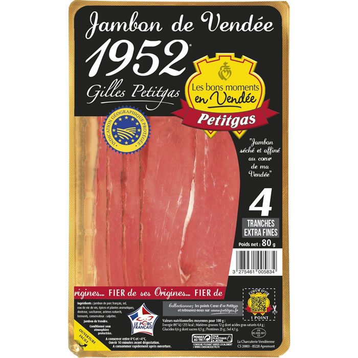 PETITGAS Jambon de Vendée IGP