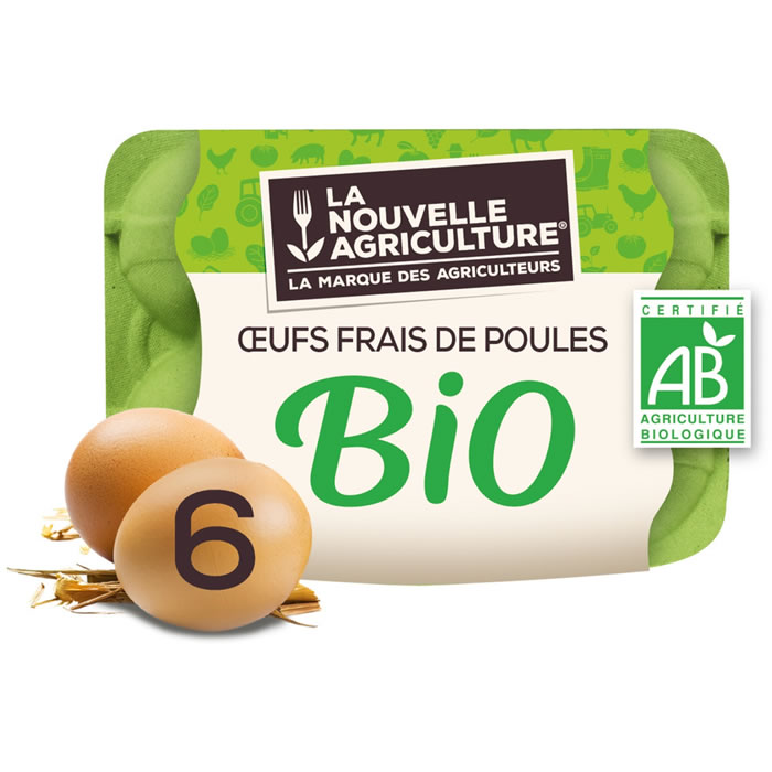 LA NOUVELLE AGRICULTURE : Oeufs bio - chronodrive