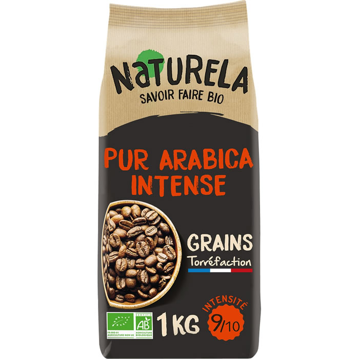 NATURELA Café en grain pur arabica N°9  bio