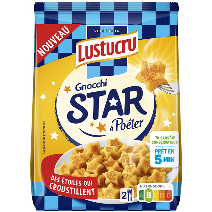 LUSTUCRU Star Gnocchi étoile à poêler