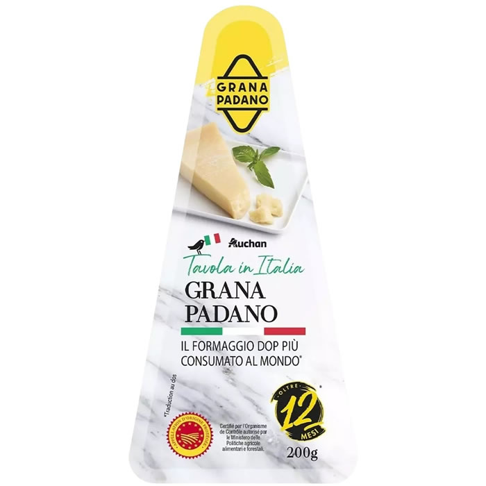 AUCHAN Tavola in Italia Pointe de grana padano 12 mois AOP
