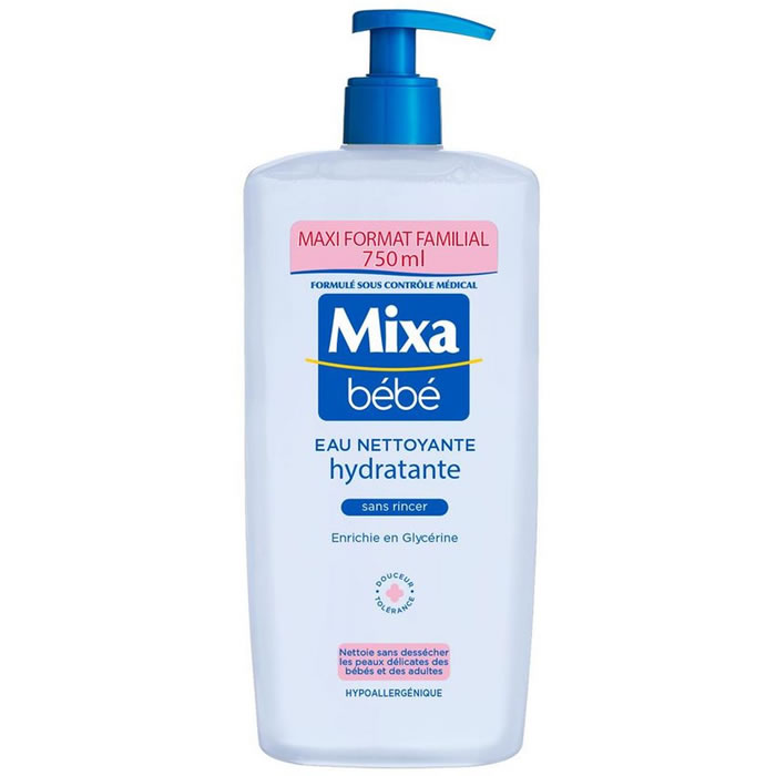 MIXA Bébé Eau nettoyante hydratante