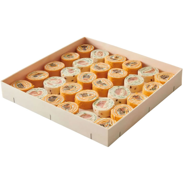 FLUNCH Traiteur Mini tortillas garnies au saumon et au chèvre