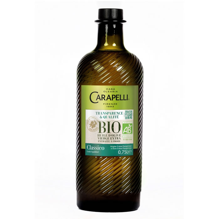CARAPELLI Huile d'olive vierge extra classique bio
