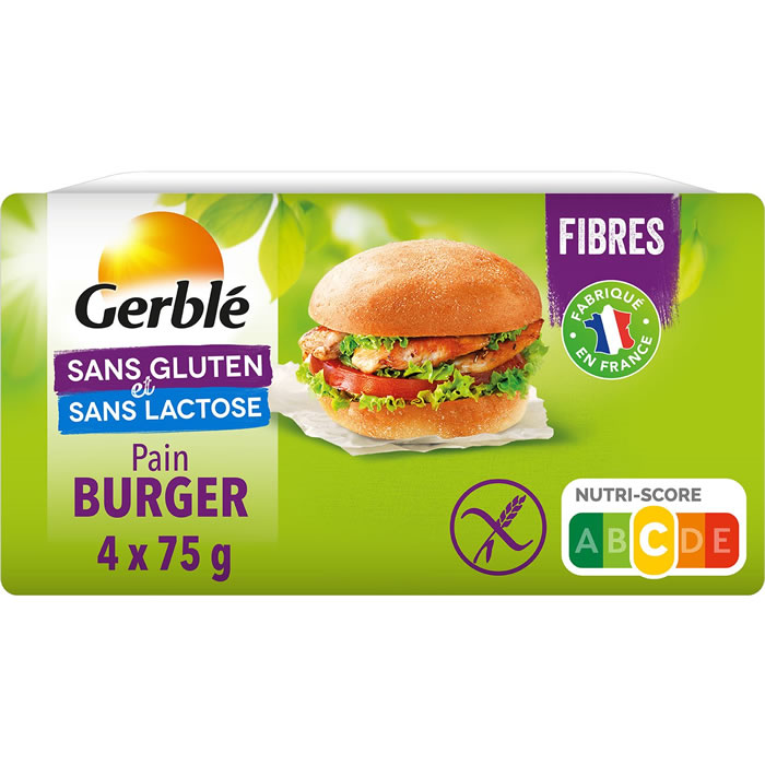 GERBLE Pain hamburgers nature