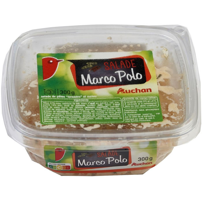 AUCHAN Marco Polo Salade de pâtes torsades et surimi