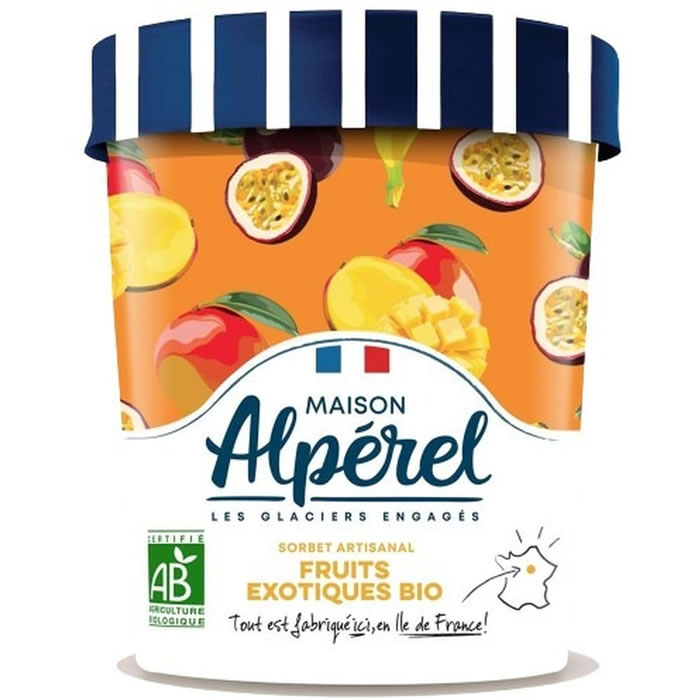 MAISON ALPEREL Sorbet aux fruits exotiques bio