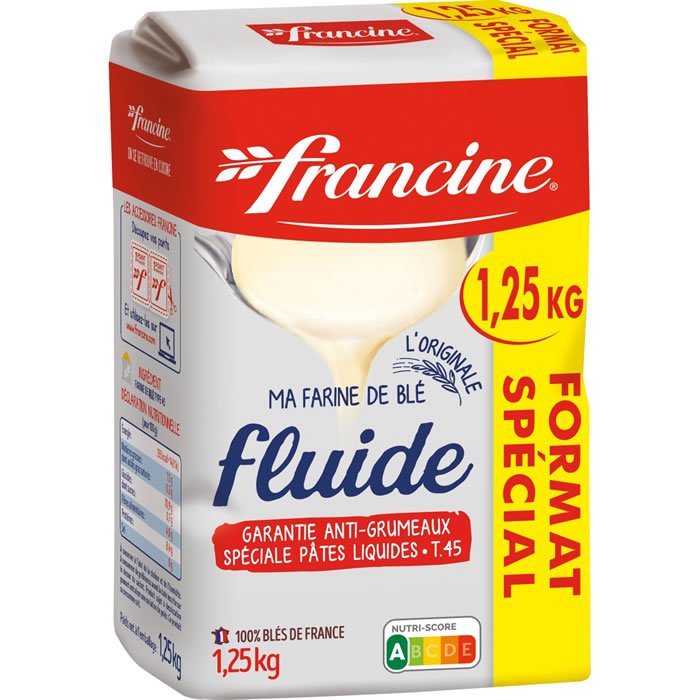 FRANCINE Farine de blé fluide sans grumeaux T 45