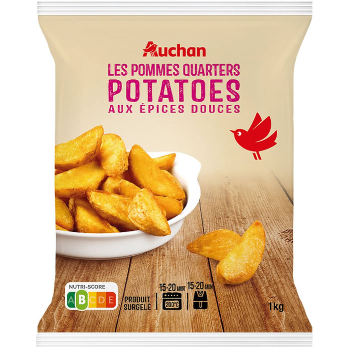AUCHAN Potatoes aux épices douces
