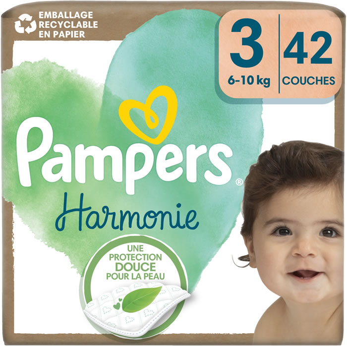 PAMPERS Harmonie Couches taille 3 (6-10 kg)