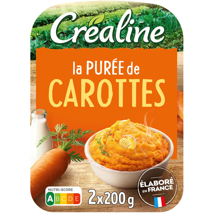 CREALINE Purée de carottes fraîche