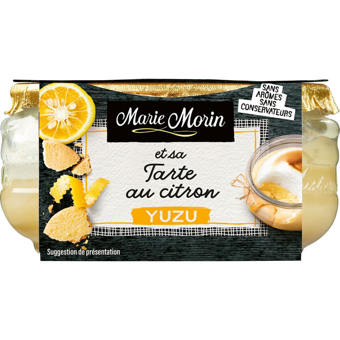 MARIE MORIN Tarte au citron yuzu