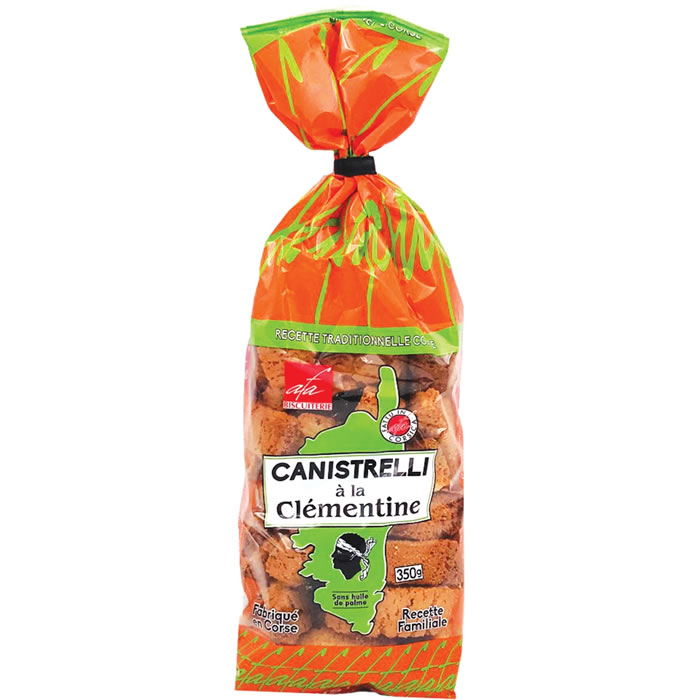 BISCUITERIE D'AFA Biscuits canistrelli à la clémentine