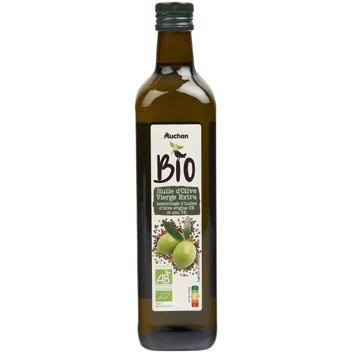 AUCHAN BIO Huile d'olive vierge extra bio