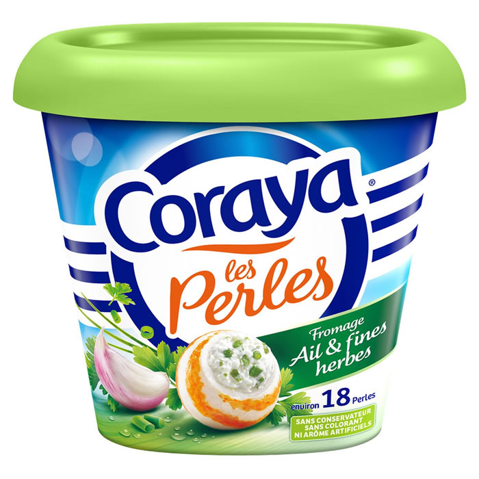 CORAYA Les perles Fromage Ail & Fines Herbes