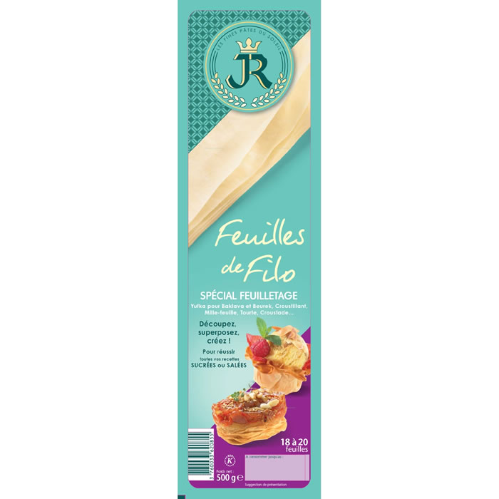 JR Feuilles de filo spécial feuilletés