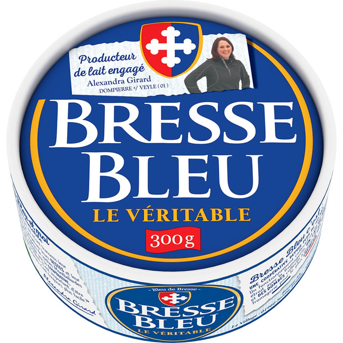BRESSE BLEU Le Véritable Fromage au lait pasteurisé